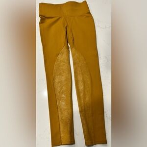 NWOT SPANX Leggings, Mustard Yellow, Size S